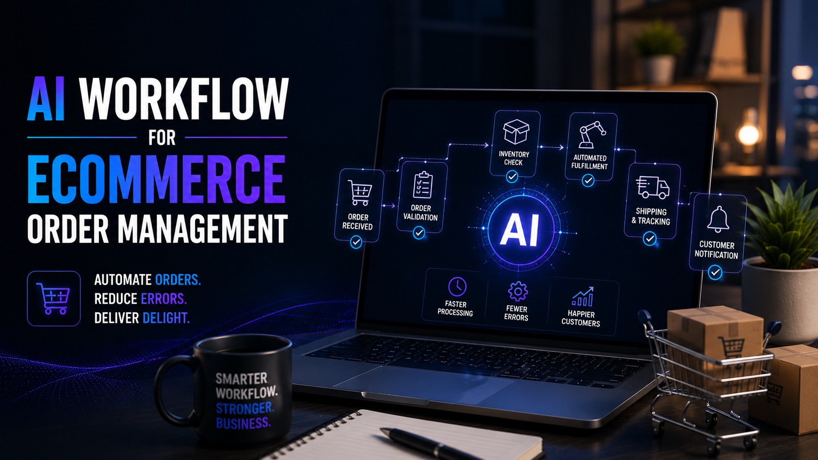 AI Workflow for Ecommerce Order Management - Best AI Workflows