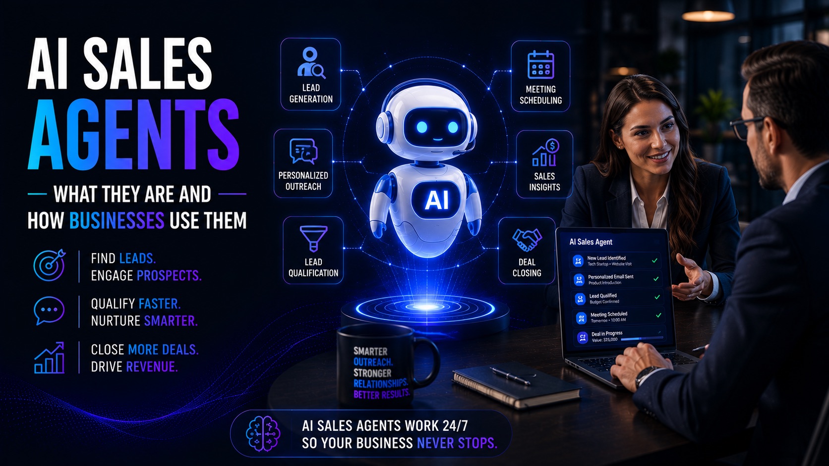 AI Sales Agents What They Are and How Businesses Use Them - Best AI Workflows