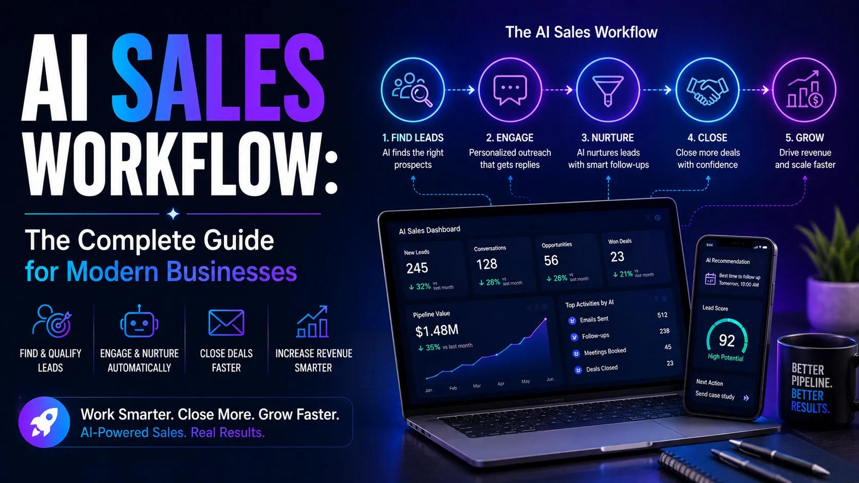 AI Sales Workflow: The Complete Guide for Modern Businesses 1 AI Sales Workflow The Complete Guide for Modern Businesses - Best AI Workflows