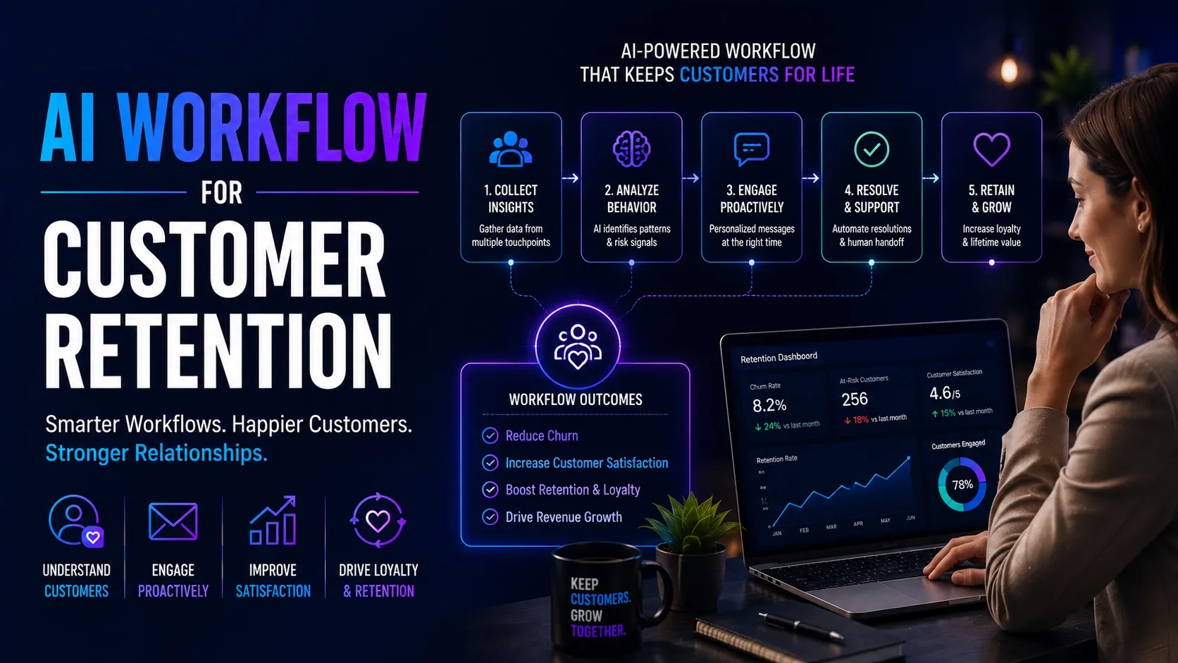 AI Workflow for Customer Retention - Best AI Workflows