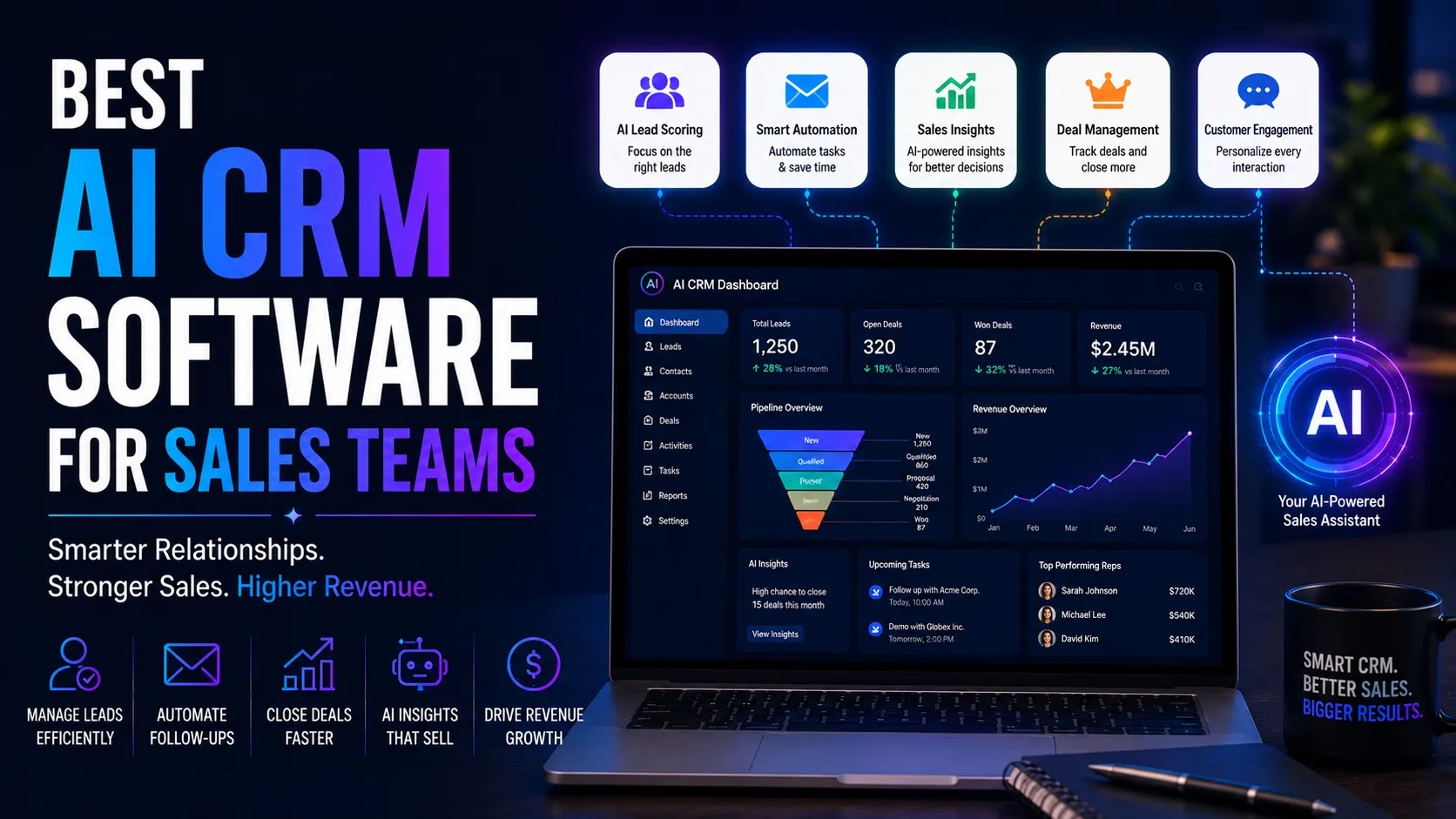 Best AI CRM Software for Sales Teams - Best AI Workflows