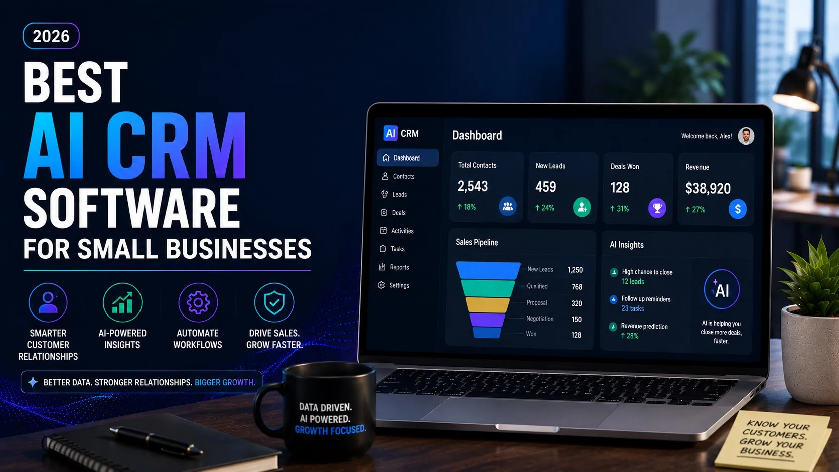 Best AI CRM Software for Small Businesses 1 Best AI CRM Software for Small Businesses - Best AI Workflows