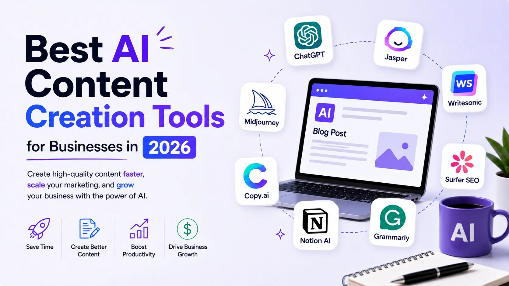 Best AI Content Creation Tools for Businesses in 2026 1 Best AI Content Creation Tools for Businesses in 2026 - Best AI Workflows