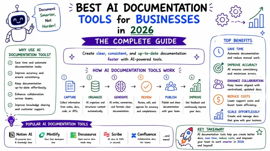Best AI Documentation Tools for Businesses in 2026 2 Best AI Documentation Tools for Businesses in 2026 - Internal Image - Best AI Workflows