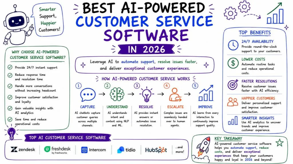 Best AI-Powered Customer Service Software in 2026 2 Best AI-Powered Customer Service Software in 2026 - Best AI Workflows