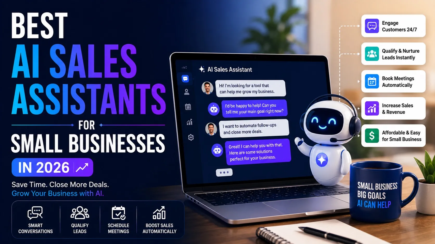Best AI Sales Assistants for Small Businesses in 2026 - Best AI Workflows