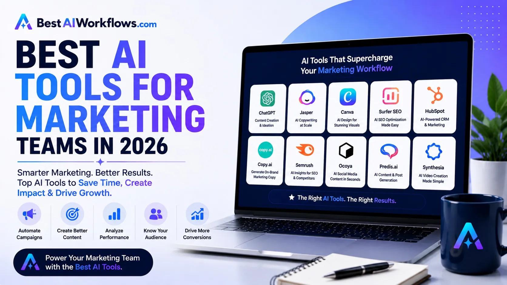 Best AI Tools for Marketing Teams in 2026 1 Best AI Tools for Marketing Teams in 2026 - Best AI Workflows