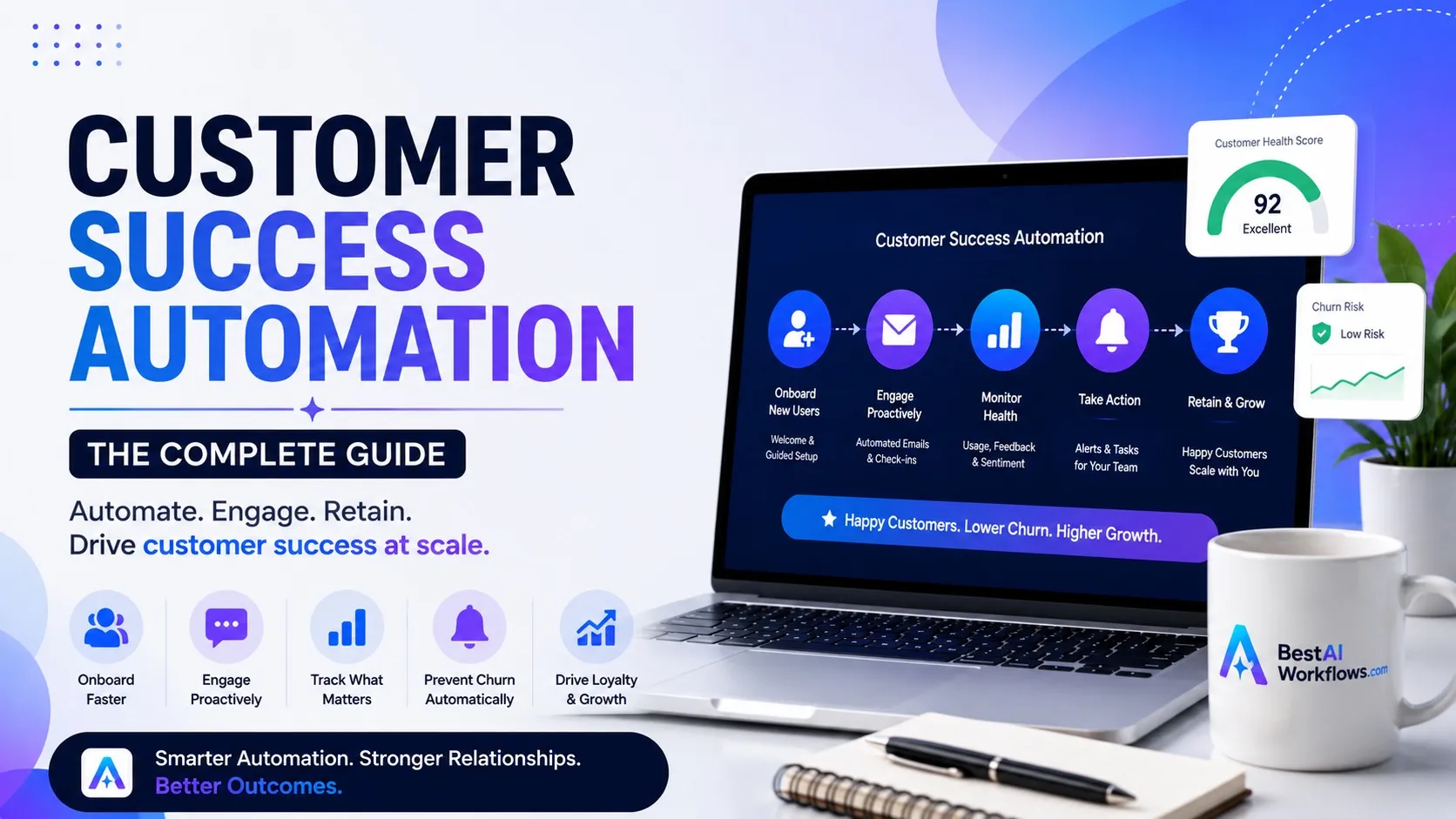 Customer Success Automation: The Complete Guide 1 Customer Success Automation - The Complete Guide - Best AI Workflows