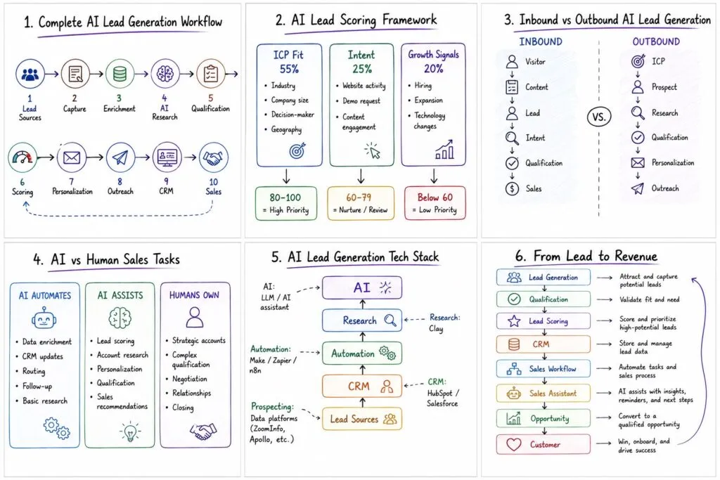 AI Lead Generation Workflow - Internal Image - Best AI Workflows